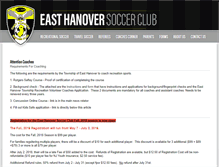 Tablet Screenshot of easthanoversoccer.org